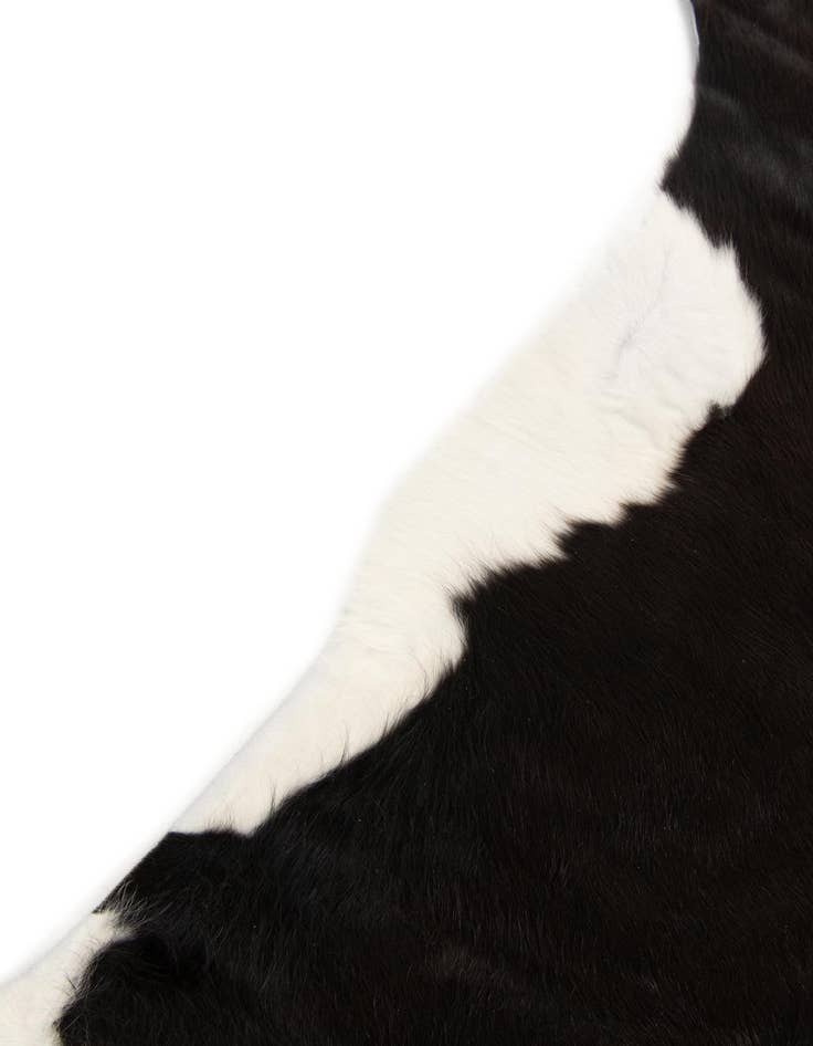 Detail image of  6' x 6' 2 Cowhide Leather Square Rug