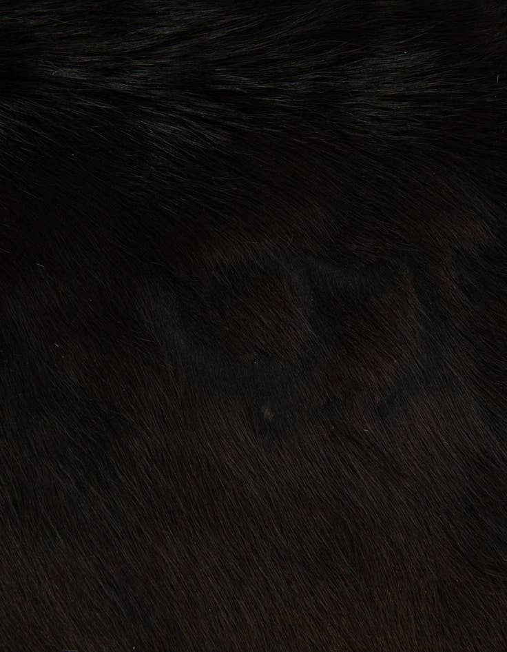 Detail image of  6' x 6' 2 Cowhide Leather Square Rug