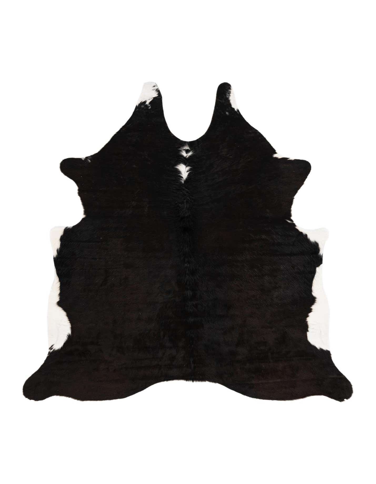 Primary image  6' x 6' 2 Cowhide Leather Square Rug