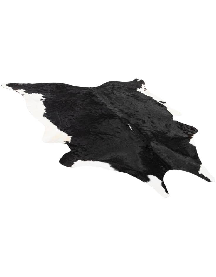 Detail image of  6' 7 x 6' 9 Cowhide Leather Square Rug