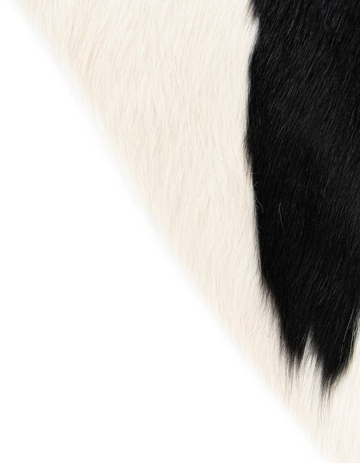 Detail image of  5' 6 x 6' 2 Cowhide Leather Square Rug