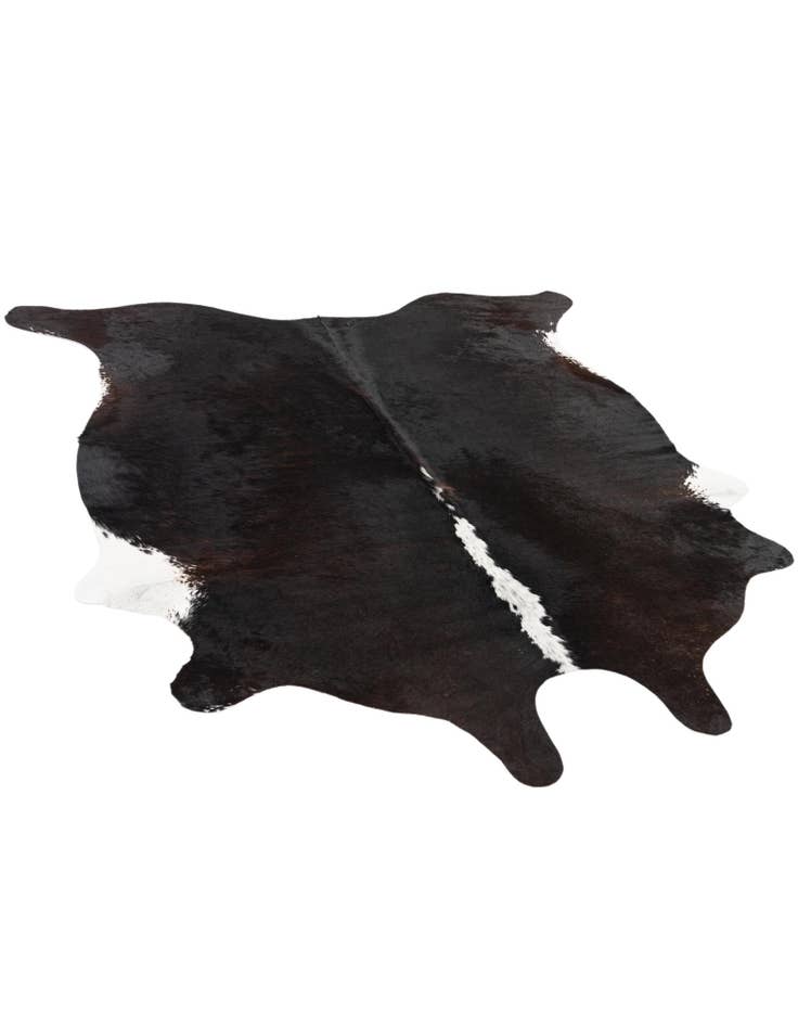 Detail image of  5' 5 x 5' 6 Cowhide Leather Square Rug