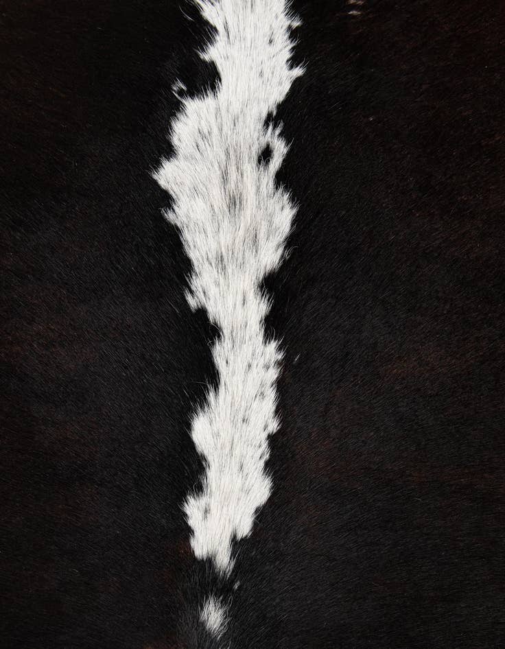 Detail image of  5' 5 x 5' 6 Cowhide Leather Square Rug