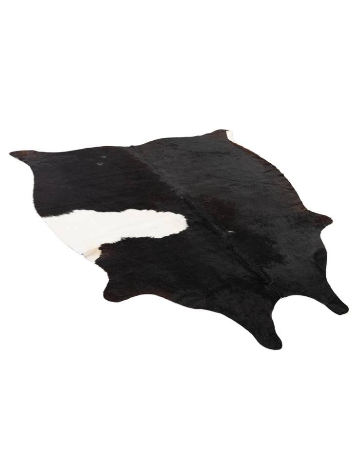 Detail image of  4' 10 x 5' 6 Cowhide Leather Square Rug