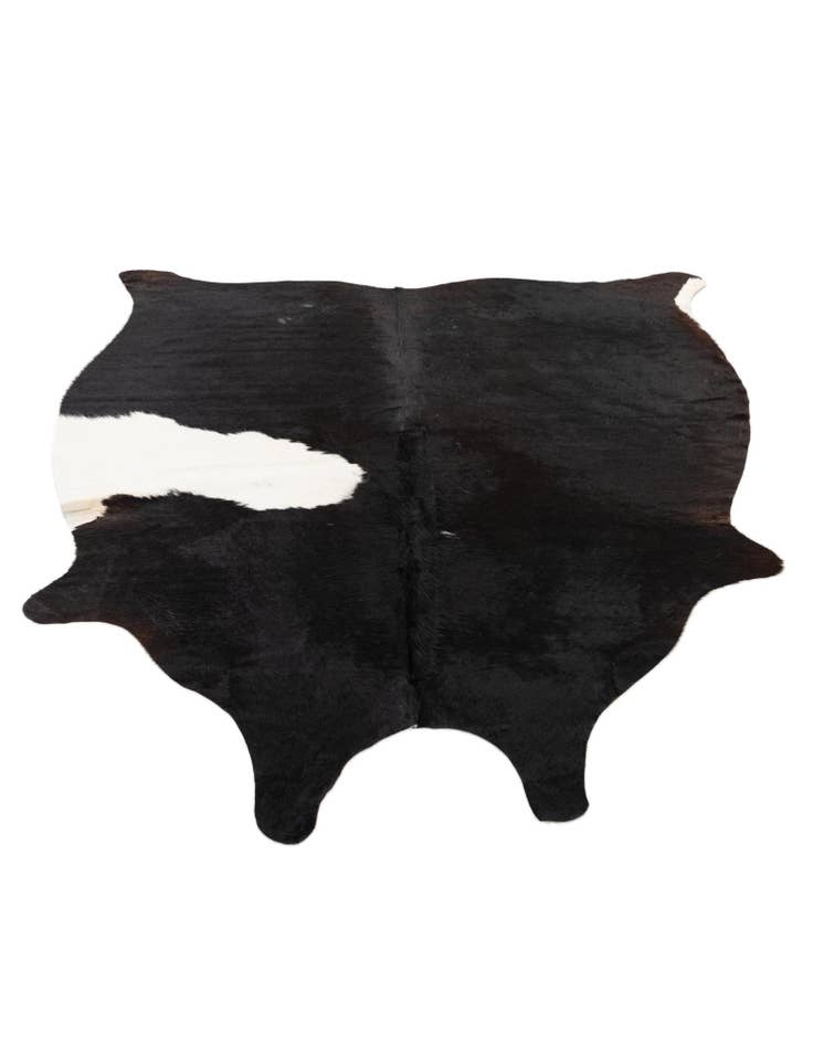Detail image of  4' 10 x 5' 6 Cowhide Leather Square Rug