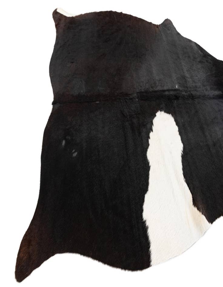 Detail image of  4' 10 x 5' 6 Cowhide Leather Square Rug