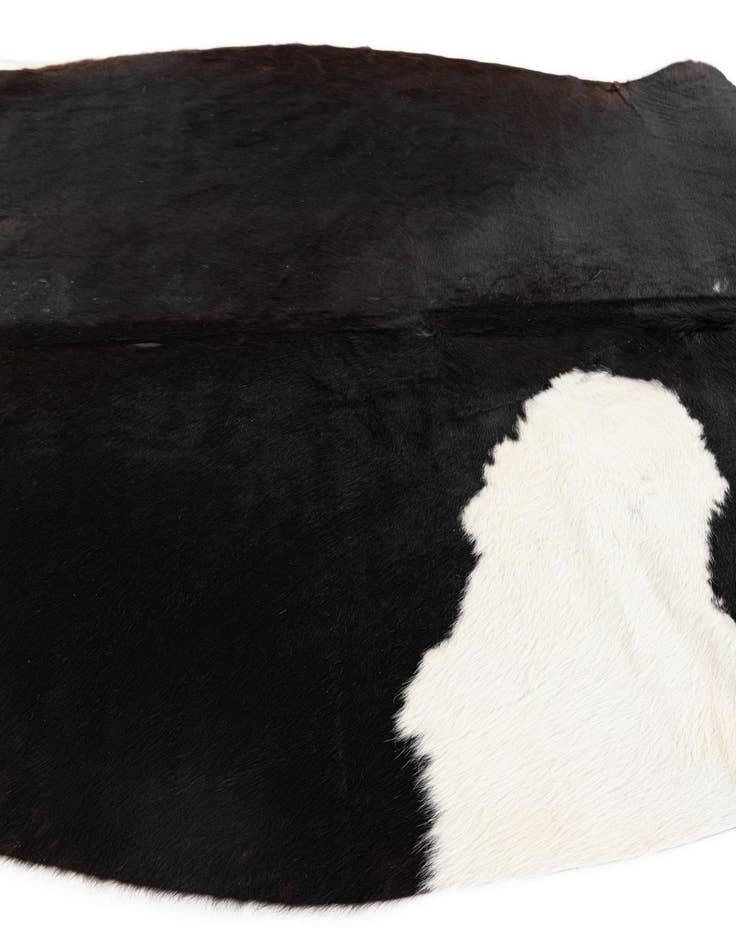 Detail image of  4' 10 x 5' 6 Cowhide Leather Square Rug