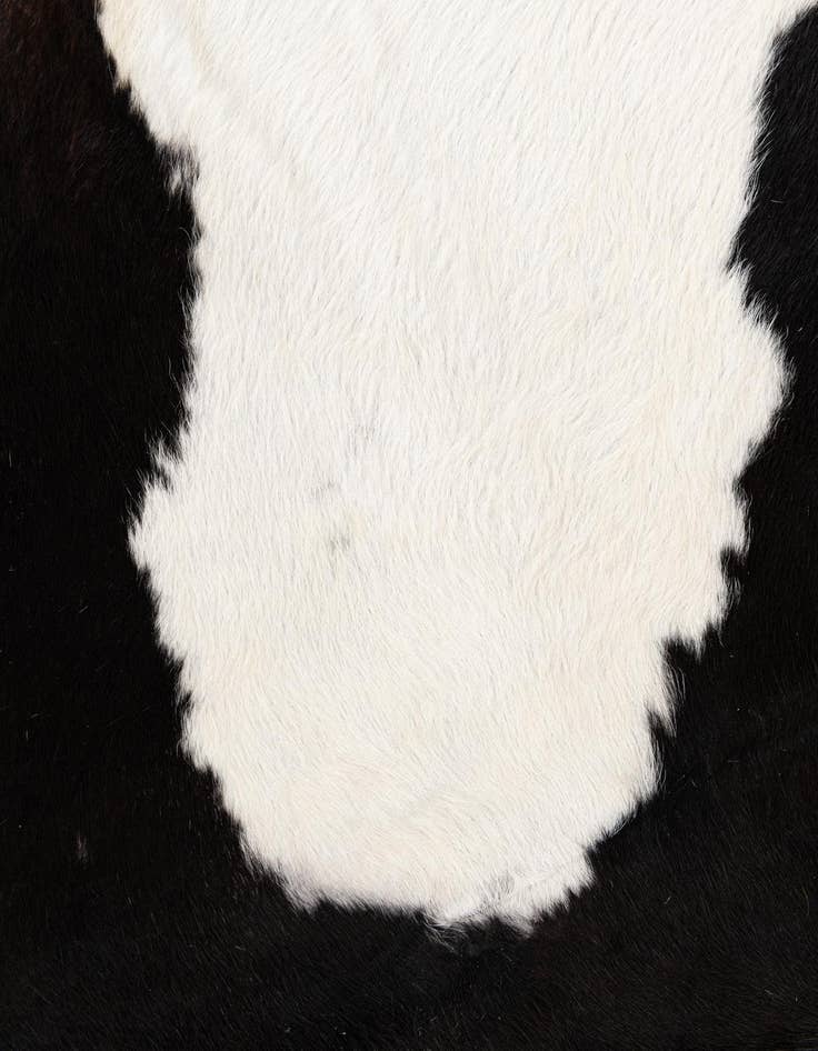 Detail image of  4' 10 x 5' 6 Cowhide Leather Square Rug