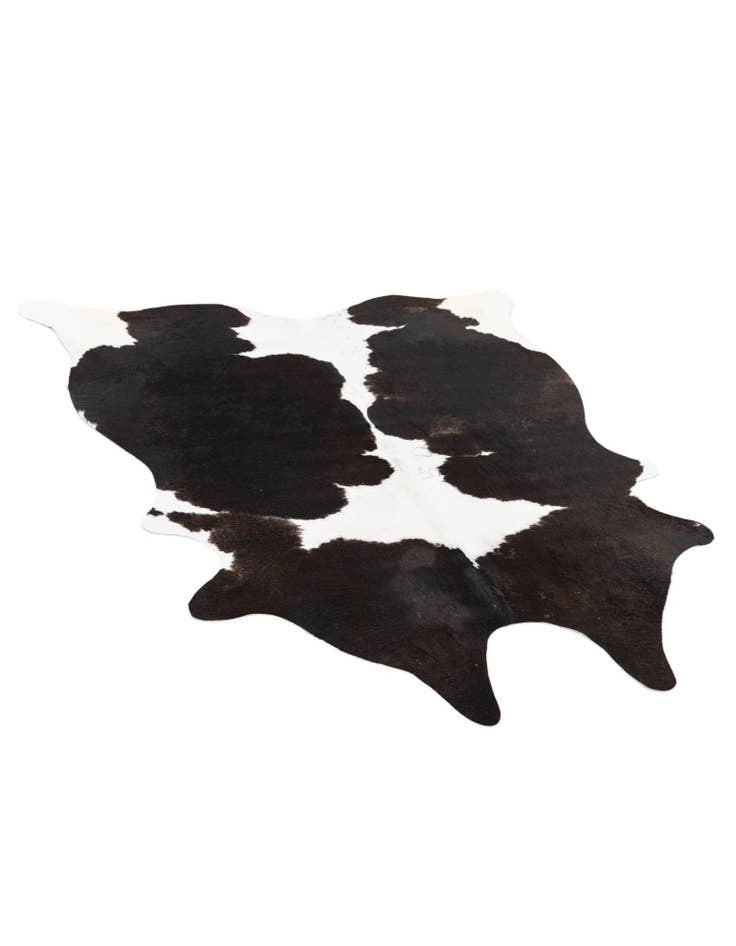 Detail image of  5' 7 x 5' 10 Cowhide Leather Square Rug