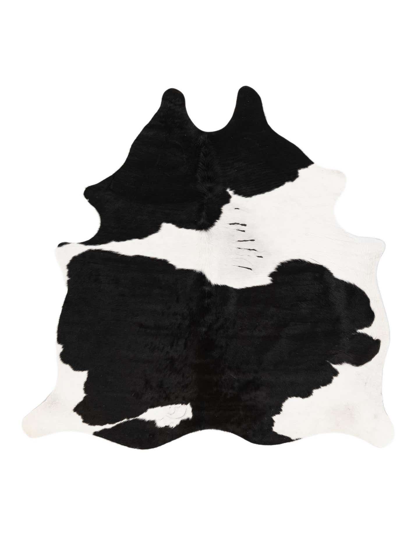 Primary image  5' 3 x 5' 6 Cowhide Leather Square Rug