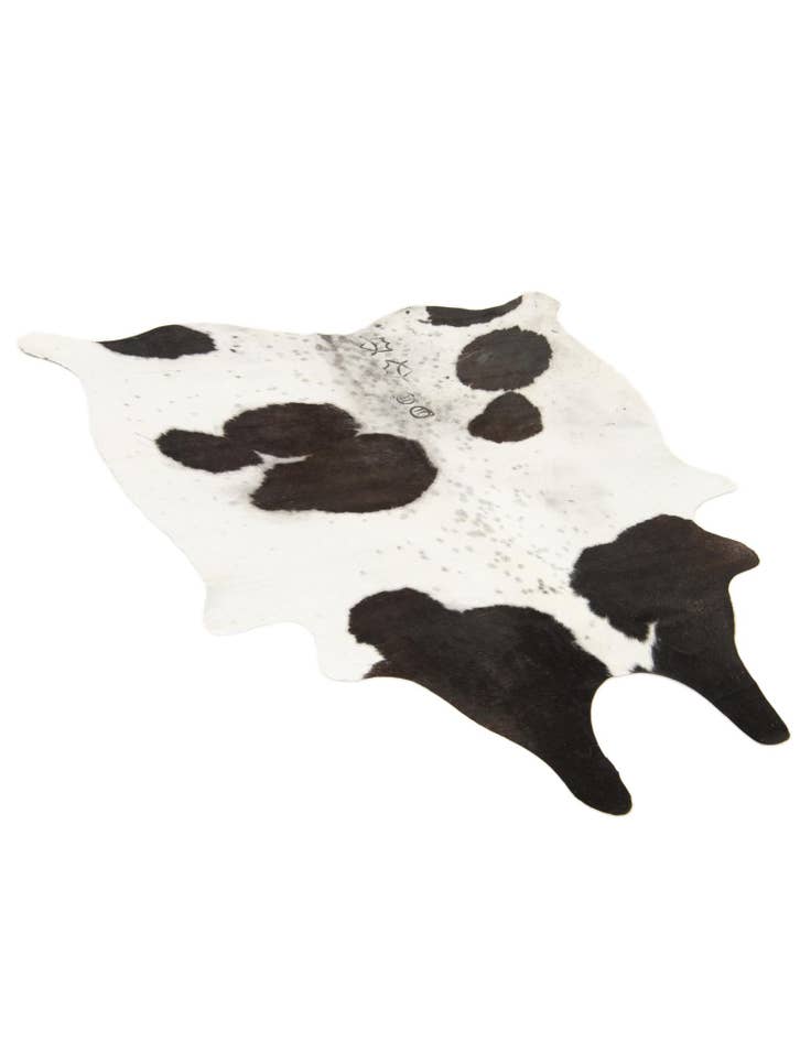 Detail image of  5' 1 x 5' 8 Cowhide Leather Square Rug