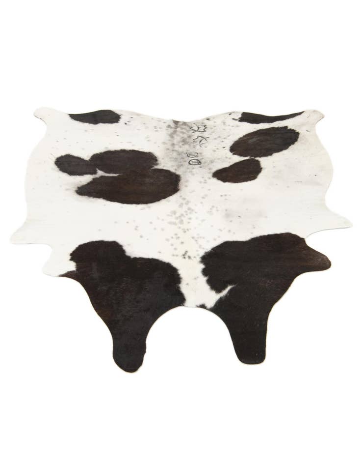 Detail image of  5' 1 x 5' 8 Cowhide Leather Square Rug