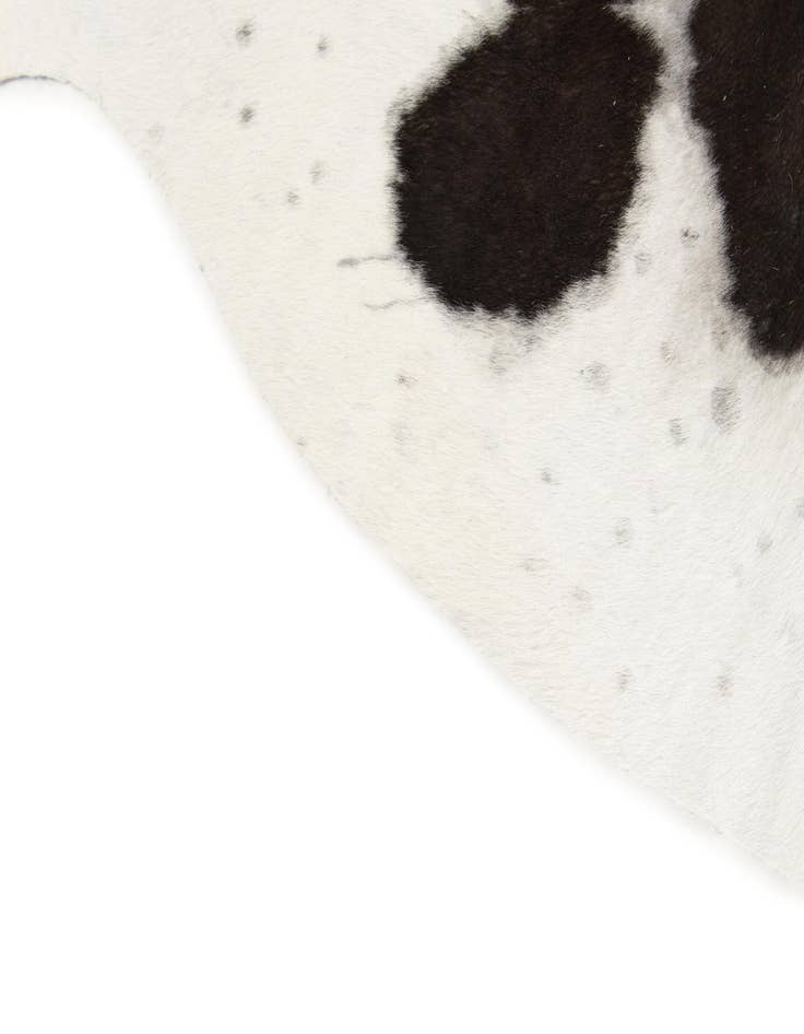 Detail image of  5' 1 x 5' 8 Cowhide Leather Square Rug