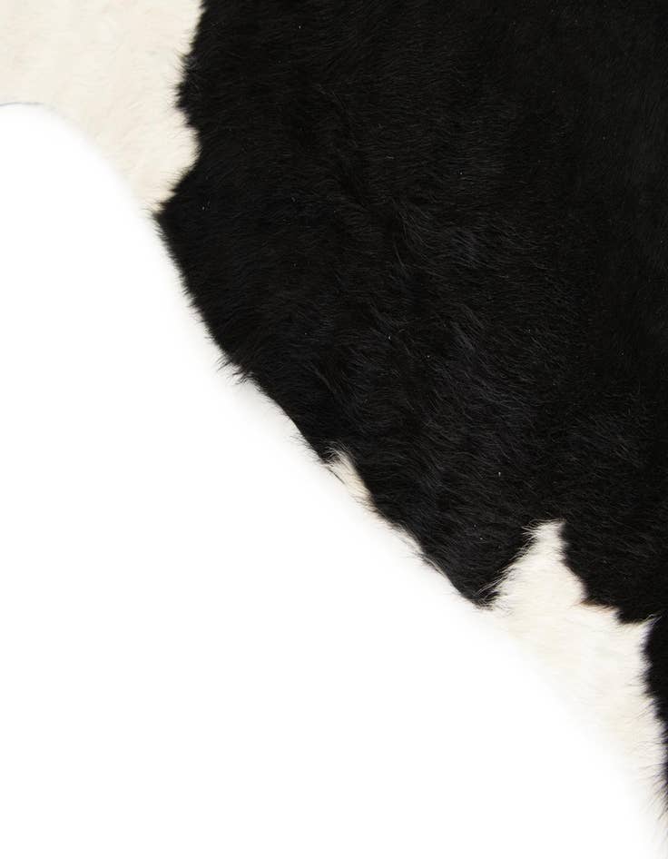 Detail image of  4' 11 x 5' 8 Cowhide Leather Square Rug