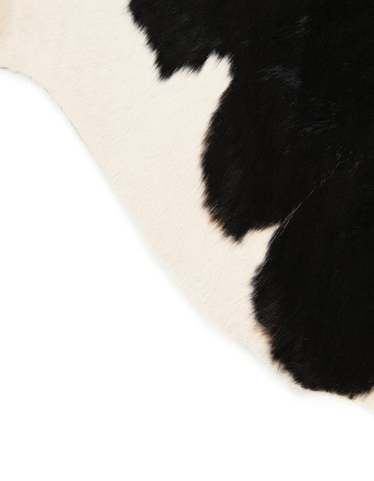 Detail image of  4' 9 x 4' 11 Cowhide Leather Square Rug