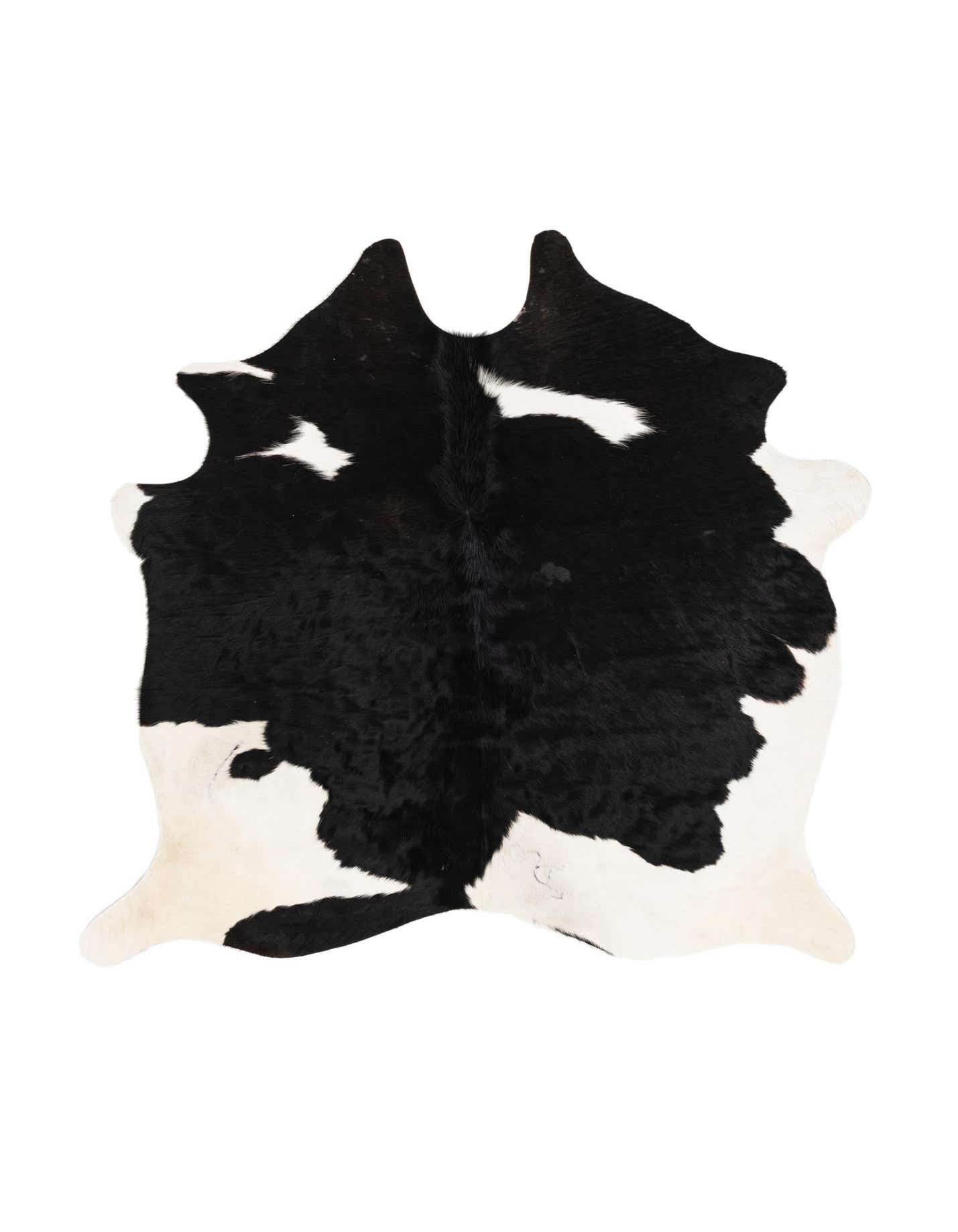 Primary image  4' 9 x 4' 11 Cowhide Leather Square Rug