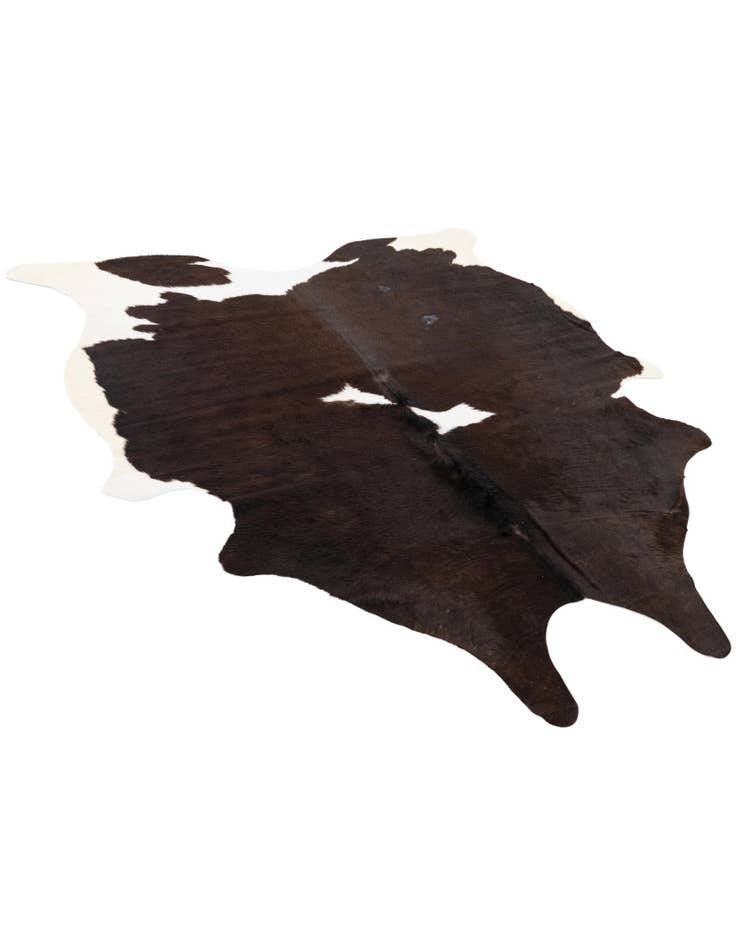 Detail image of  4' 10 x 5' 7 Cowhide Leather Square Rug