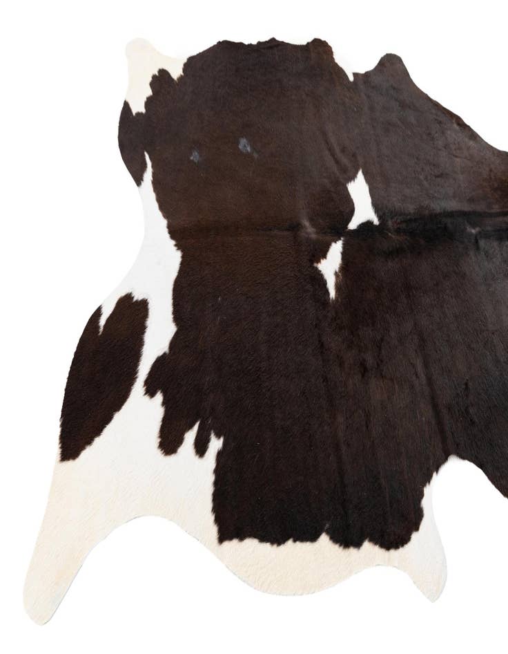 Detail image of  4' 10 x 5' 7 Cowhide Leather Square Rug