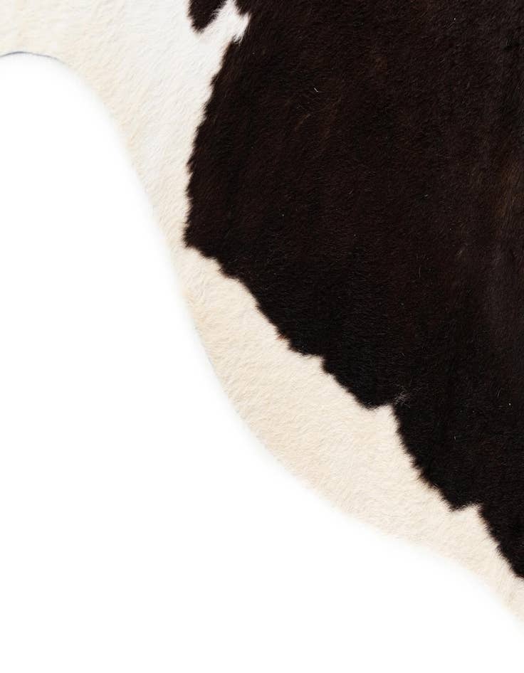 Detail image of  4' 10 x 5' 7 Cowhide Leather Square Rug