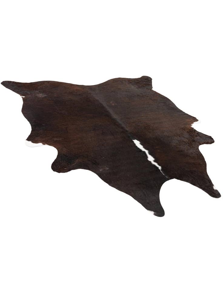 Detail image of  6' 3 x 6' 10 Cowhide Leather Square Rug