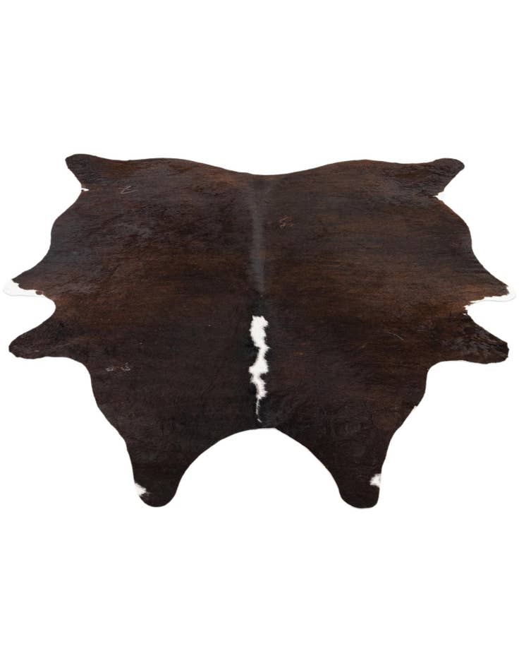Detail image of  6' 3 x 6' 10 Cowhide Leather Square Rug
