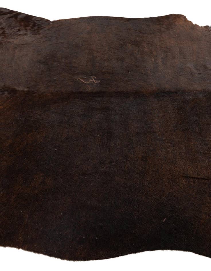 Detail image of  6' 3 x 6' 10 Cowhide Leather Square Rug