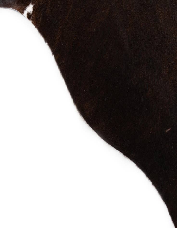 Detail image of  6' 3 x 6' 10 Cowhide Leather Square Rug