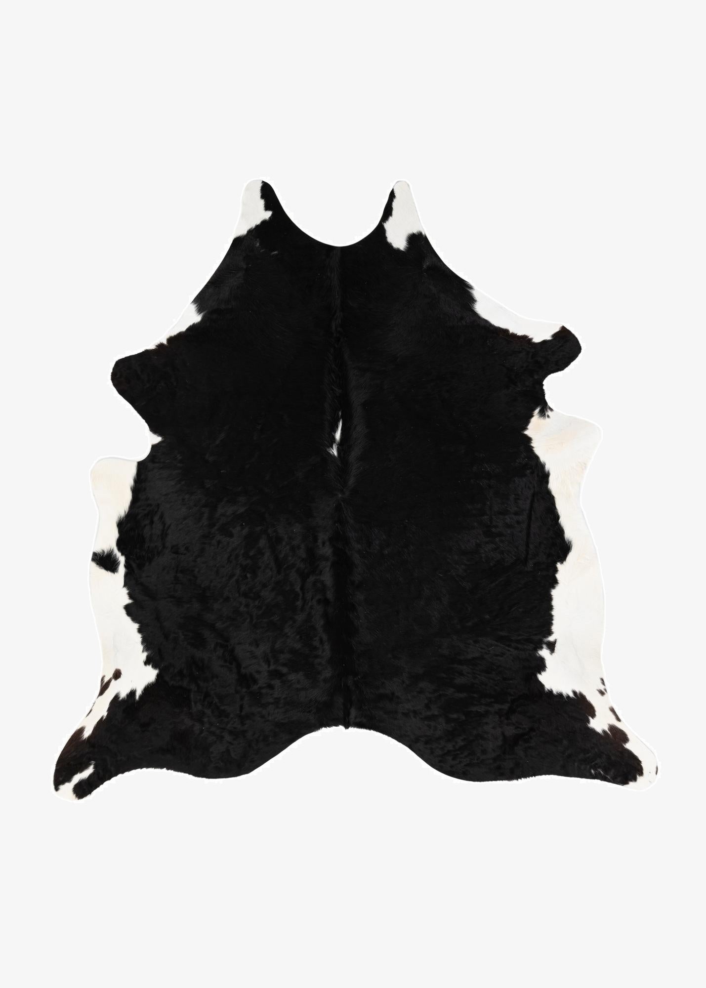  6' 7 x 6' 9 Cowhide Leather Square Rug