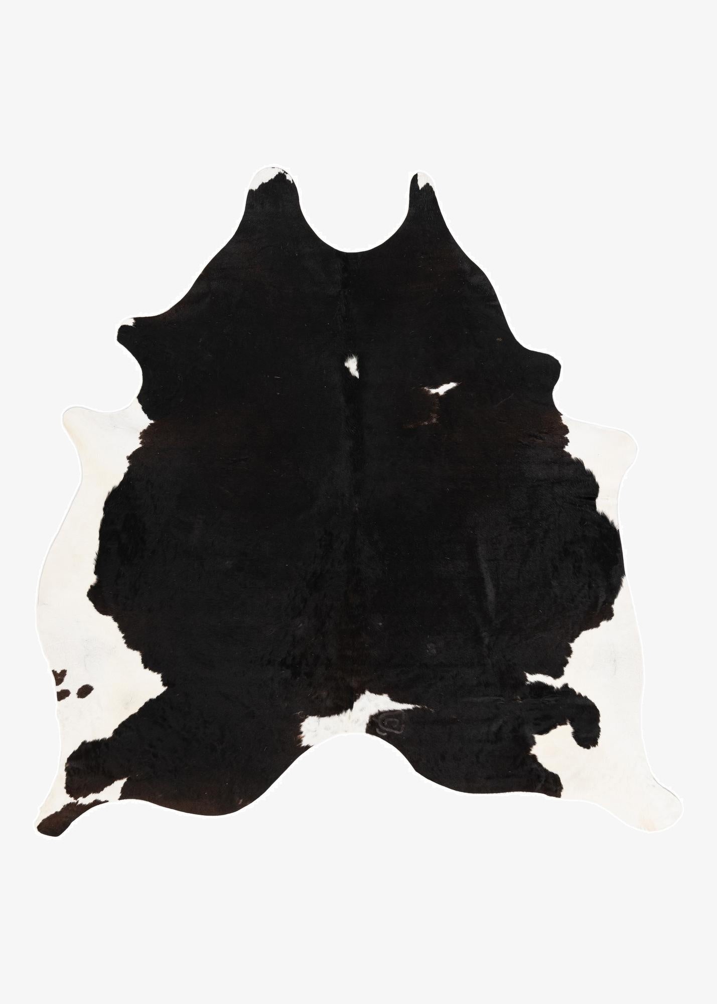  6' 5 x 6' 8 Cowhide Leather Square Rug