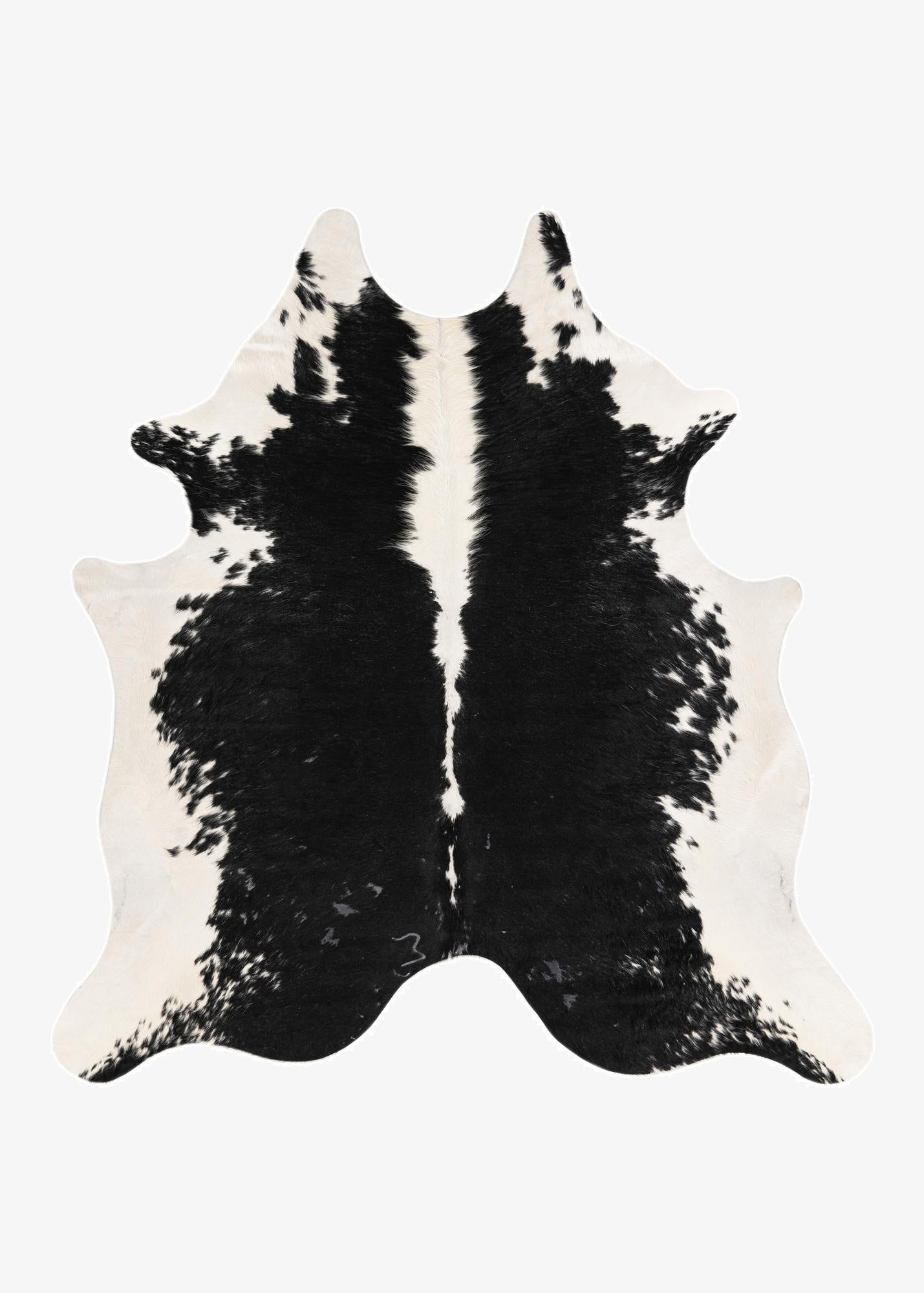  6' 2 x 6' 6 Cowhide Leather Square Rug