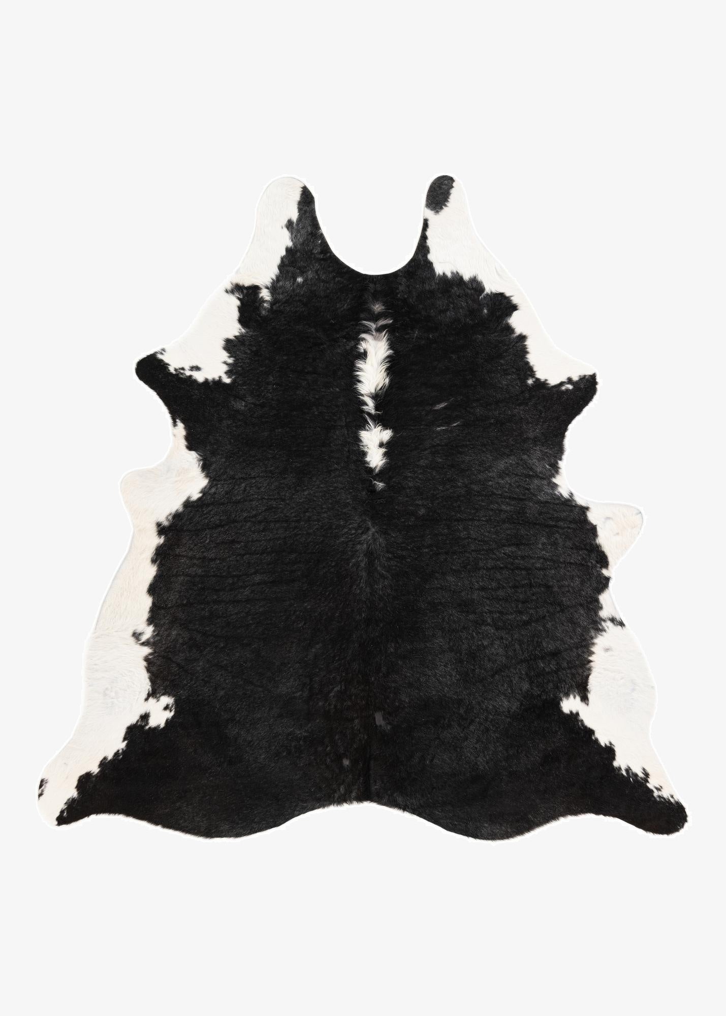  6' 1 x 6' 3 Cowhide Leather Square Rug