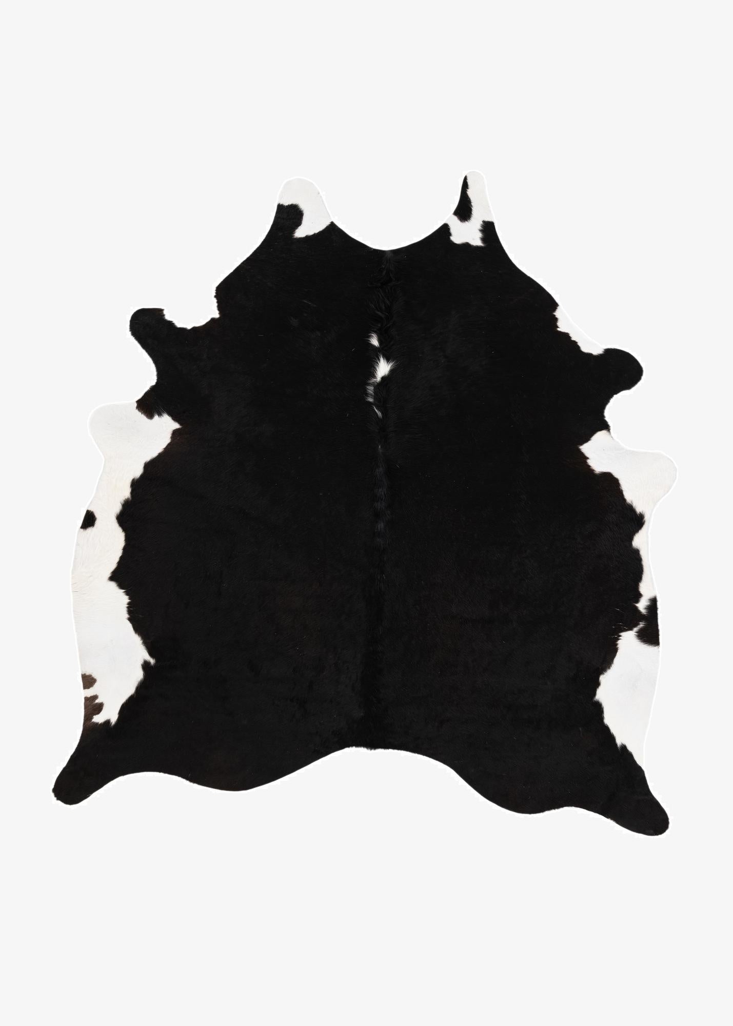  6' 5 x 6' 8 Cowhide Leather Square Rug