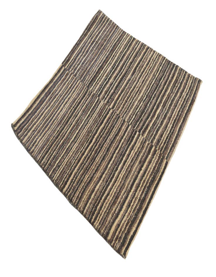 Detail image of  2' 10 x 3'  Hand Knotted Kashkuli Gabbeh Oriental Wool Square Rug