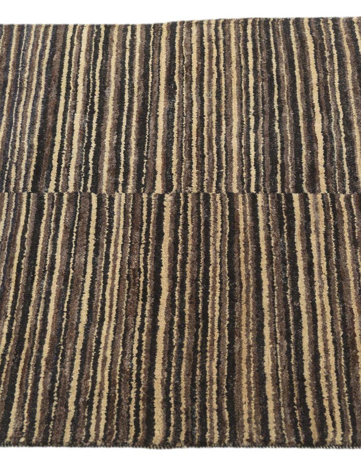 Detail image of  2' 10 x 3'  Hand Knotted Kashkuli Gabbeh Oriental Wool Square Rug