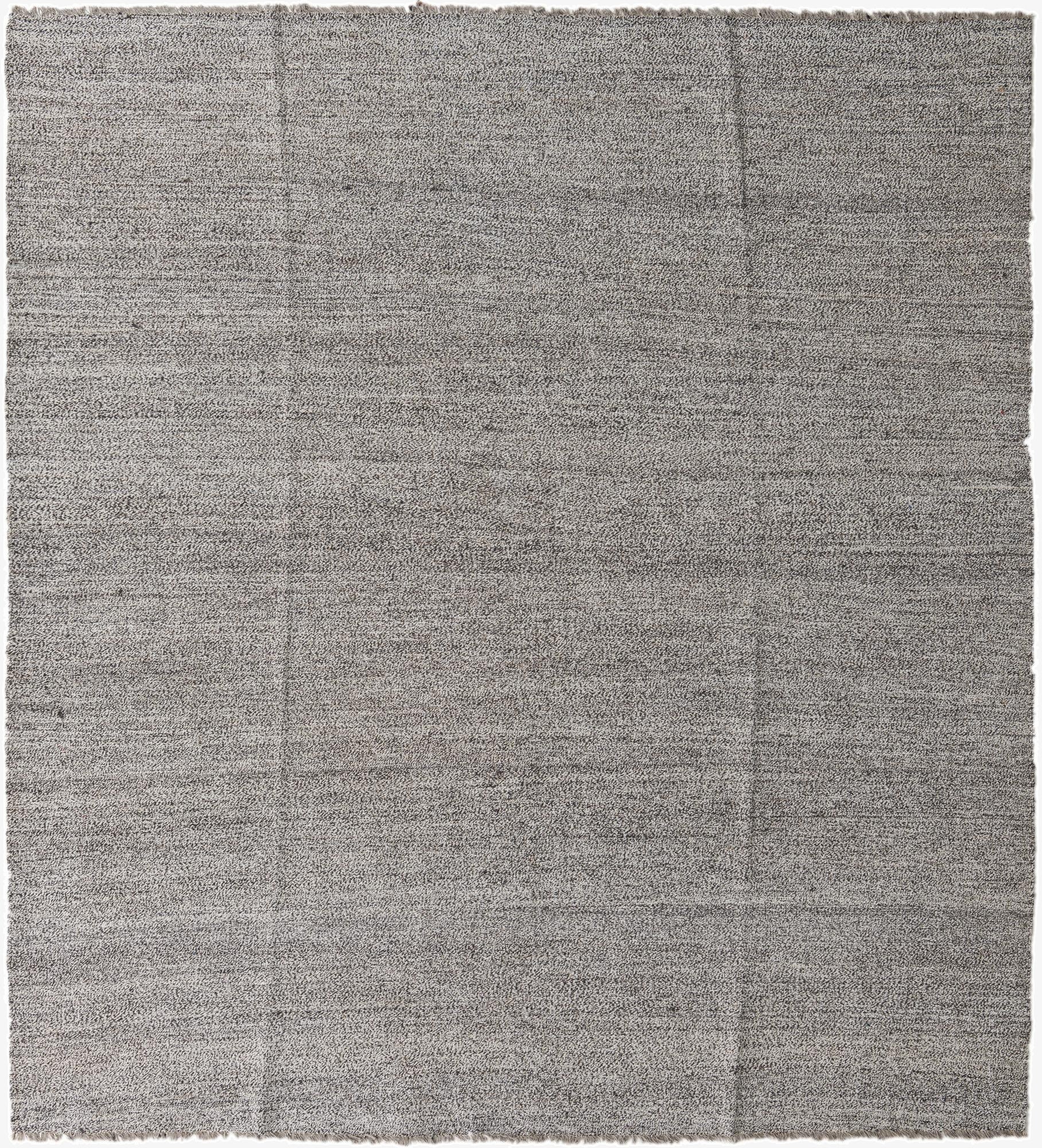  8' 6 x 9' 5  Hand Woven Kilim Modern Wool Square Rug