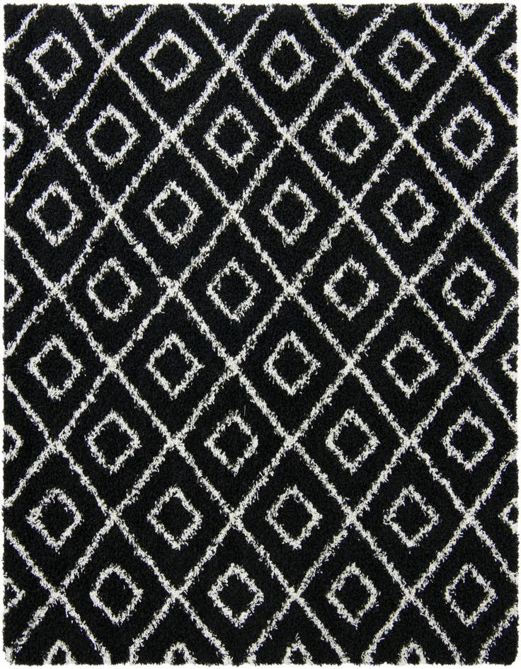Detail image of  7' 10 x 7' 10 Lattice Shag Square Rug