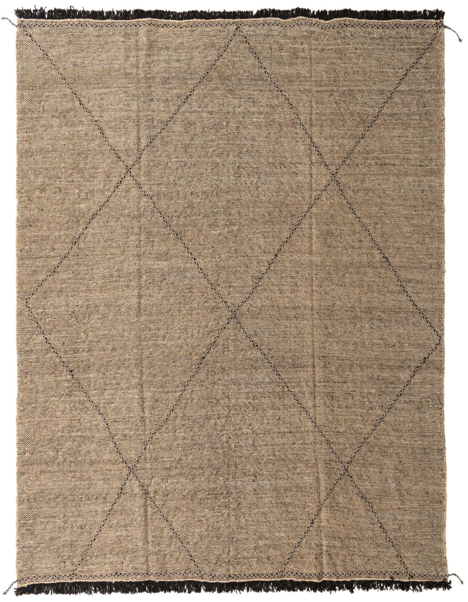 Primary image  9' 3 x 9' 8  Hand Knotted Moroccan Wool Square Rug