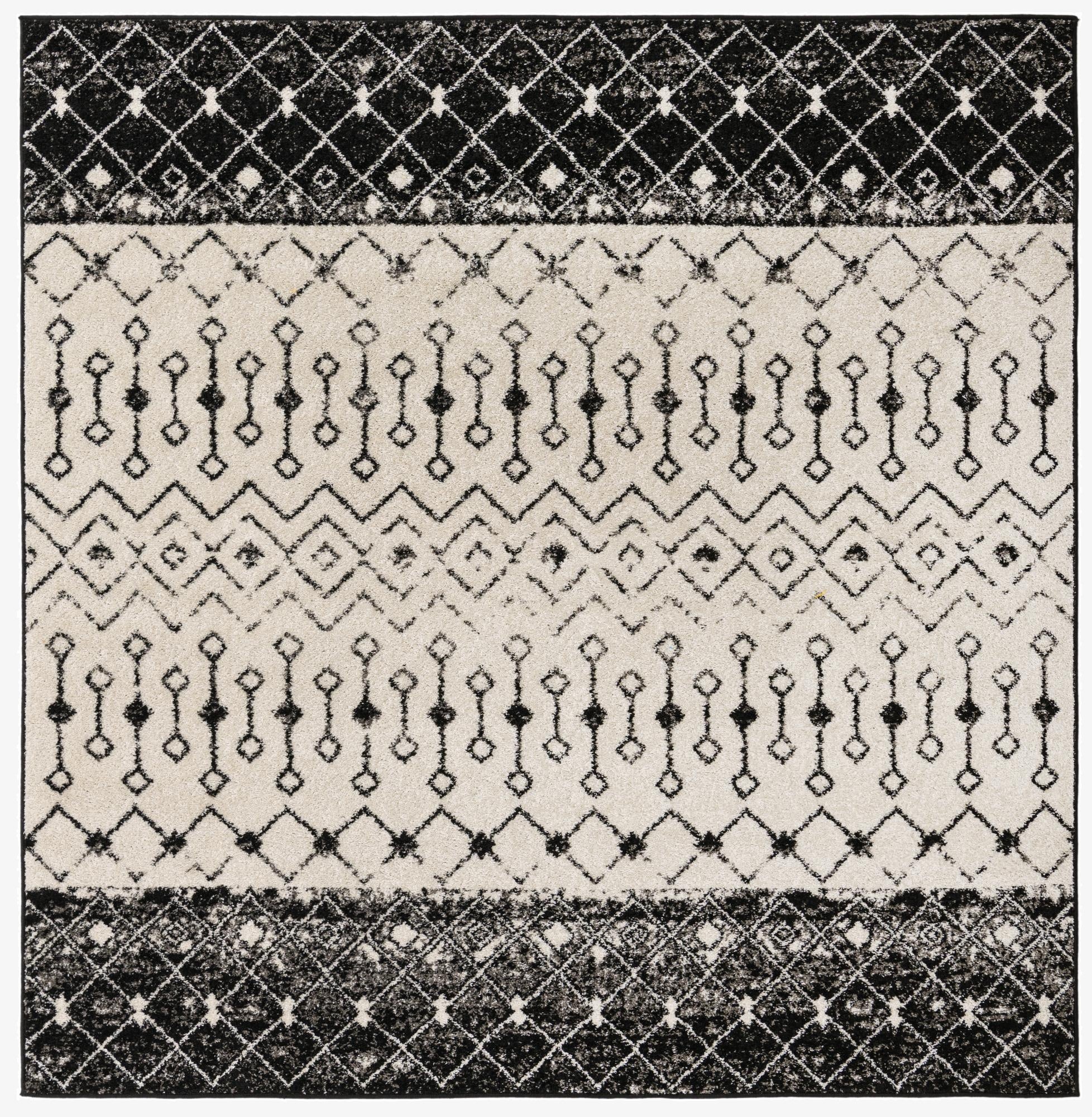  7' 10 x 7' 10 Moroccan Trellis Square Rug