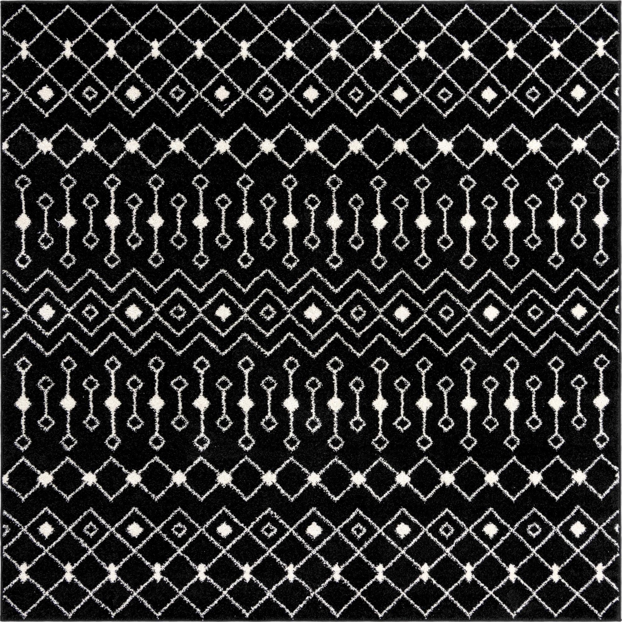  7' 10 x 7' 10 Moroccan Trellis Square Rug