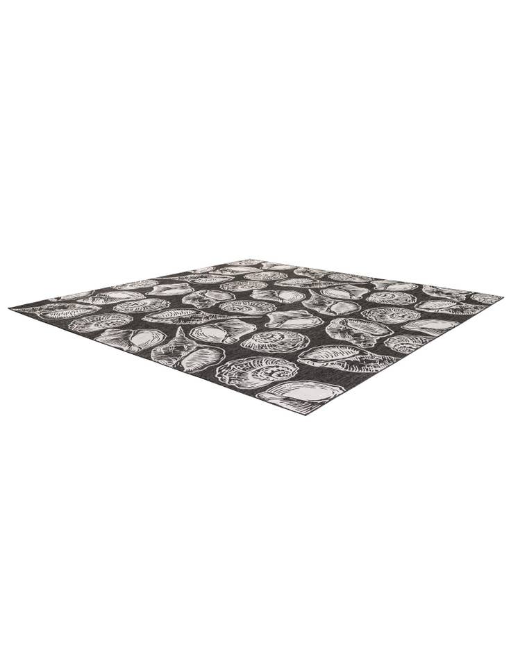Detail image of  13' x 13'  Washable Coastal Indoor / Outdoor Square Rug