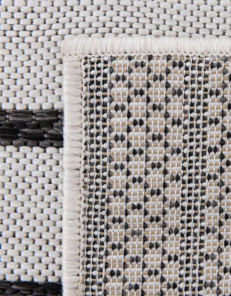 Detail image of  10' x 10'  Washable Modern Indoor / Outdoor Square Rug