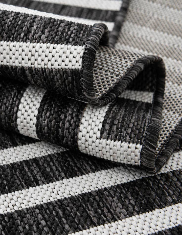 Detail image of  10' x 10'  Washable Modern Indoor / Outdoor Square Rug