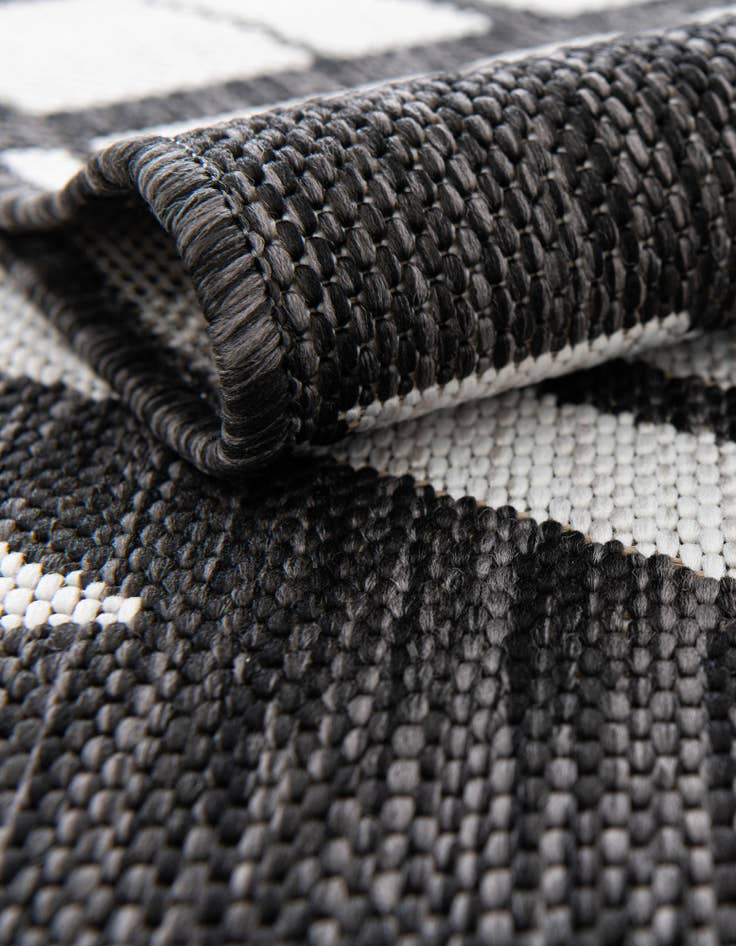 Detail image of  13' x 13'  Washable Modern Indoor / Outdoor Square Rug