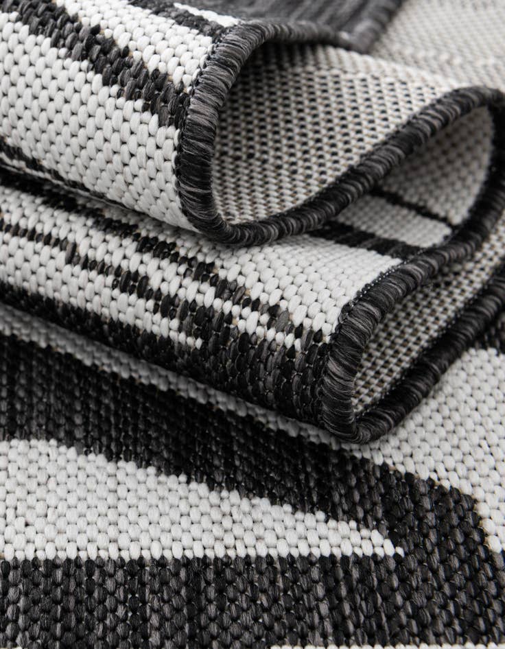 Detail image of  13' x 13'  Washable Modern Indoor / Outdoor Square Rug