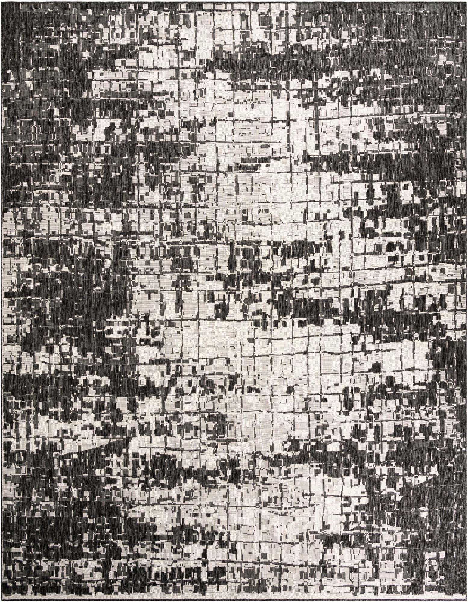 Primary image  12' x 12'  Washable Modern Indoor / Outdoor Square Rug