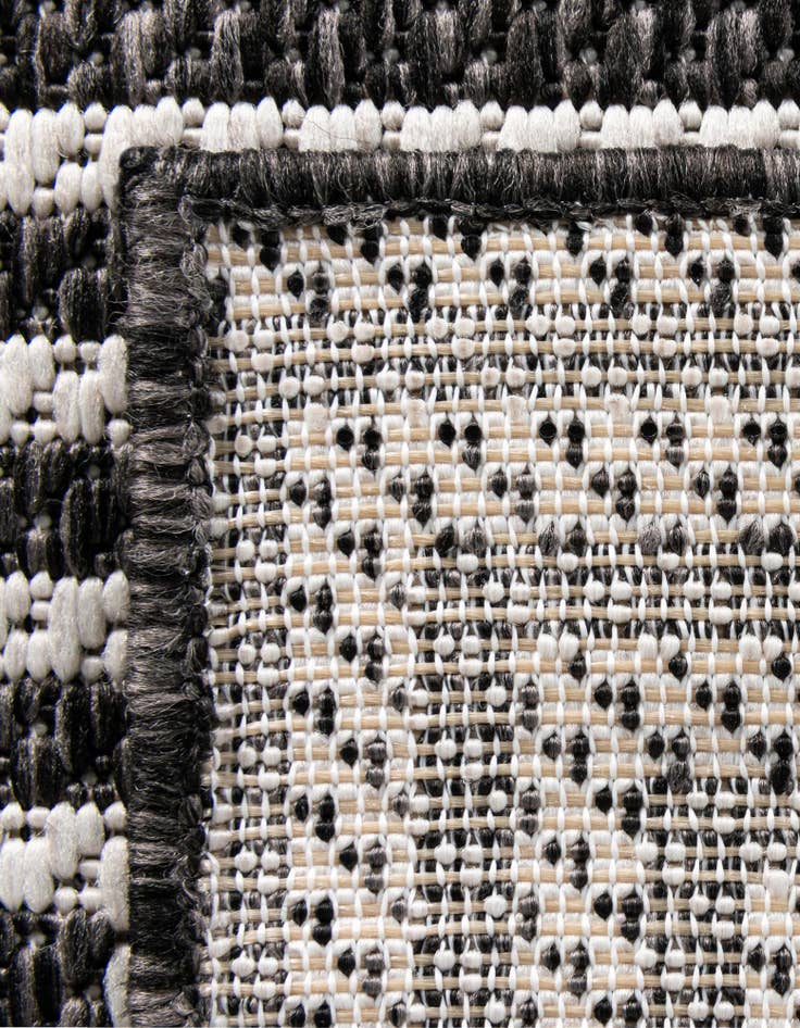 Detail image of  12' x 12'  Washable Modern Indoor / Outdoor Square Rug