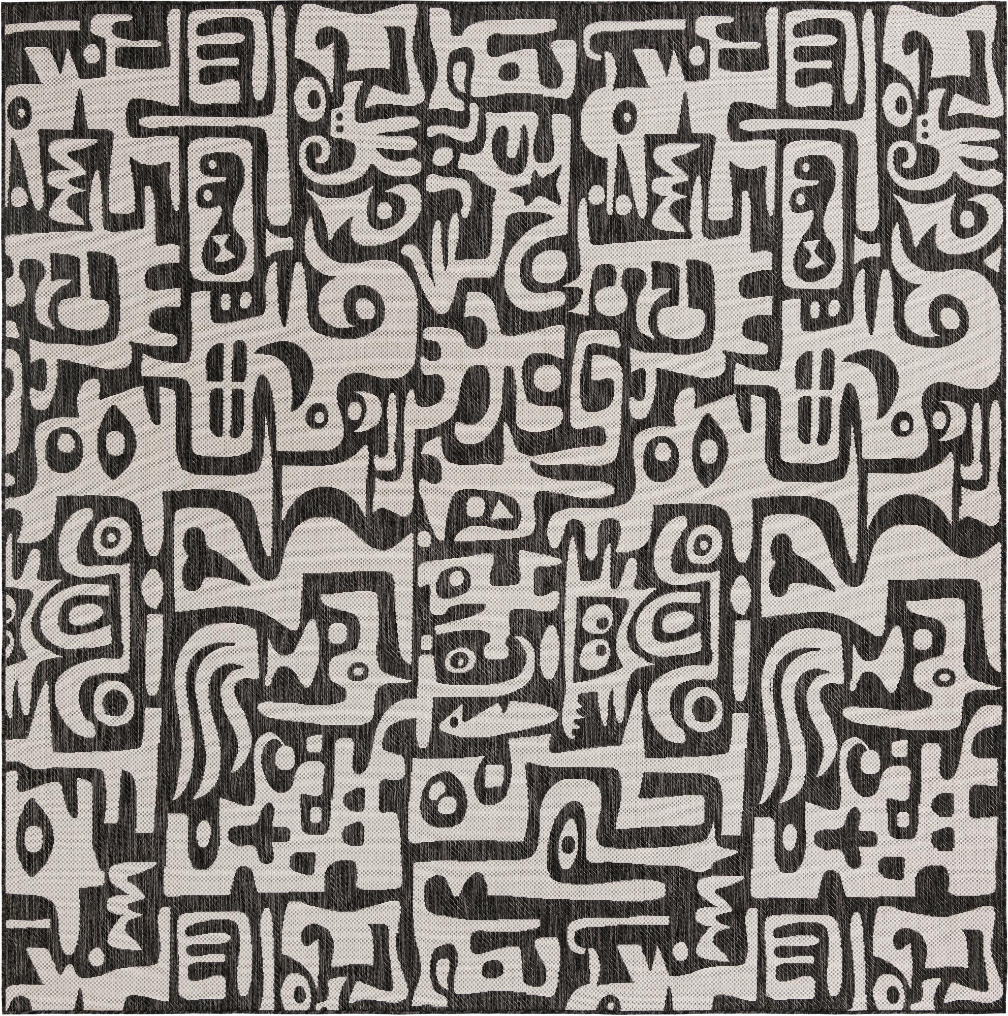Rug Black and White Swatch link
