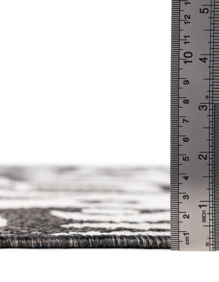 Detail image of  12' x 12'  Washable Modern Indoor / Outdoor Square Rug