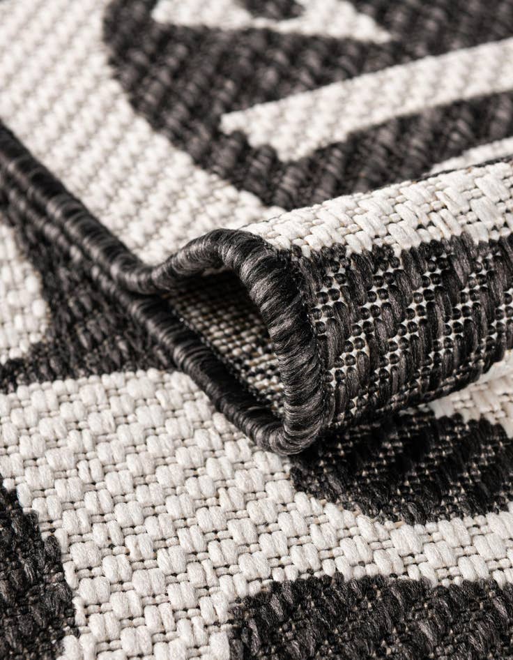 Detail image of  12' x 12'  Washable Modern Indoor / Outdoor Square Rug