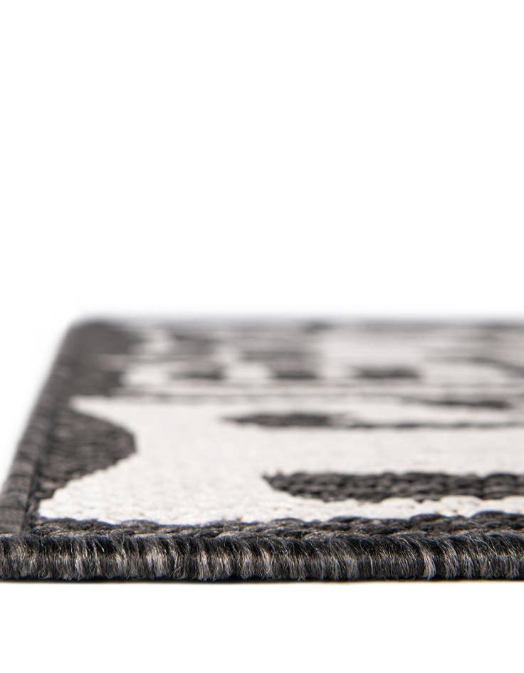Detail image of  12' x 12'  Washable Modern Indoor / Outdoor Square Rug